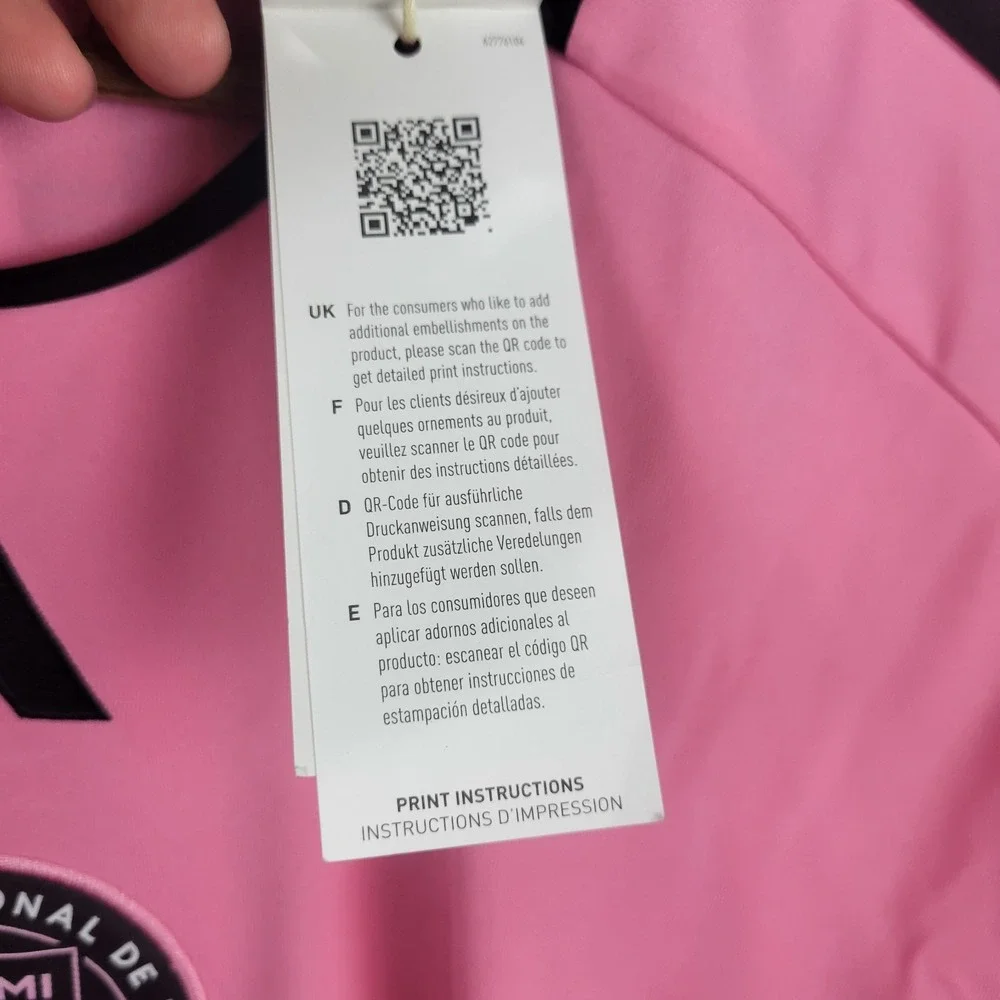 NEW‎ LIONEL MESSI ADIDAS $130 JERSEY 2XL 2024/2025 MIAMI PINK HOME MENS MLS